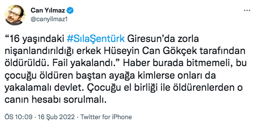 Vahşice öldürülen Şıla Şentürk tüm Türkiye'yi yasa boğdu! Ünlü isimler kadın cinayetlerine isyan etti - Sayfa 12