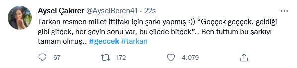 Geççek şarkısını siyasete malzeme yapmak isteyen muhalefet, Tarkan'ı hedef tahtasına oturttu - Sayfa 11