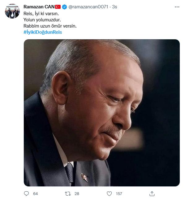 Cumhurbaşkanı Erdoğan'a, sosyal medyadan doğum günü mesajı yağdı - Sayfa 16