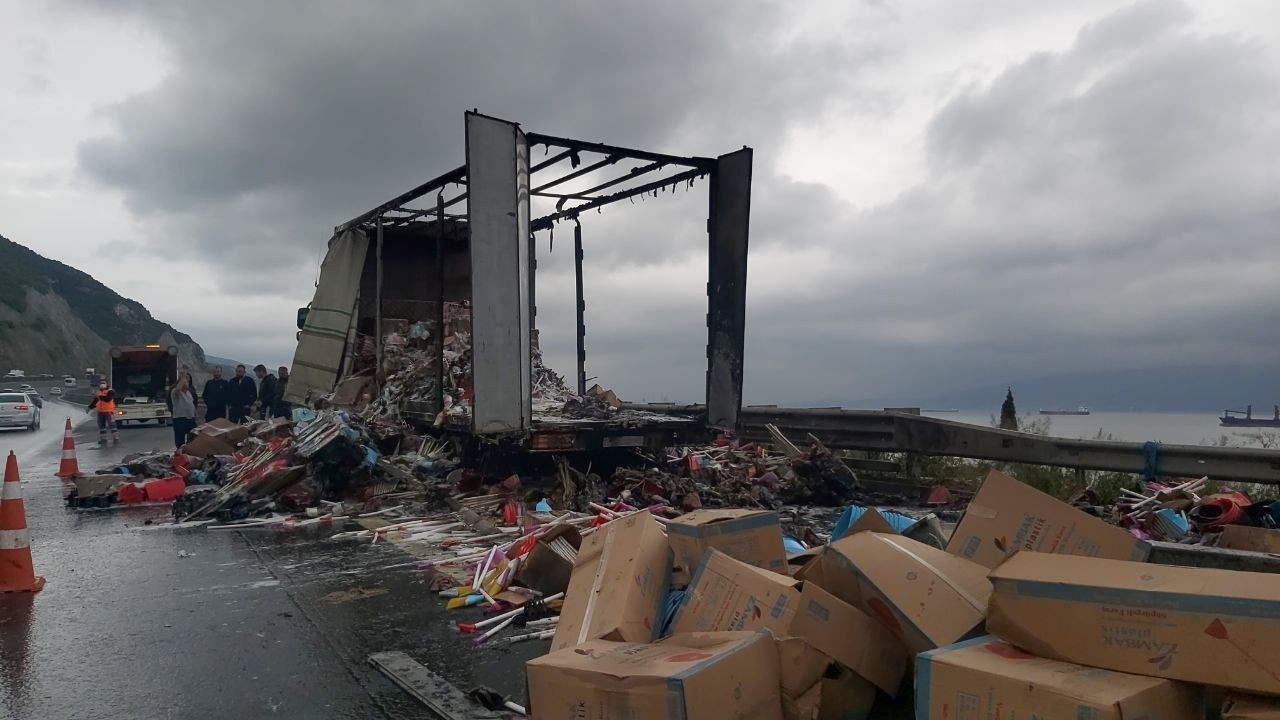 TIR, TEM’de alev alev yandı! Anadolu Otoyolu kilitlendi - Sayfa 8