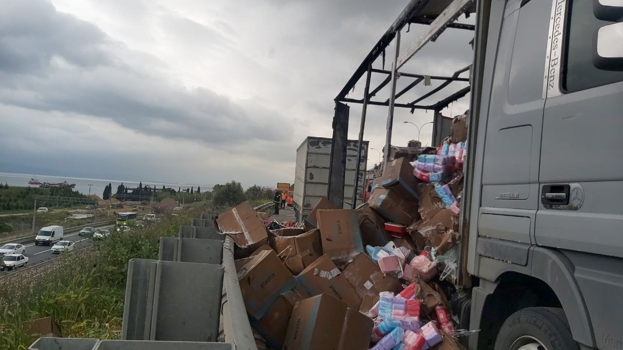 TIR, TEM’de alev alev yandı! Anadolu Otoyolu kilitlendi - Sayfa 10