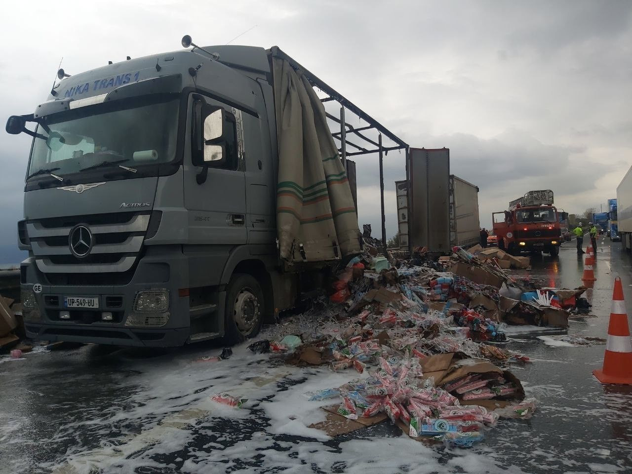 TIR, TEM’de alev alev yandı! Anadolu Otoyolu kilitlendi - Sayfa 11