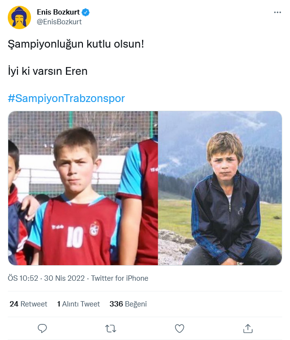 Trabzon Şampiyon oldu, taraftarlar Eren Bülbül'ü unutmadı! Formalı fotoğrafı paylaşım rekoru kırdı - Sayfa 5