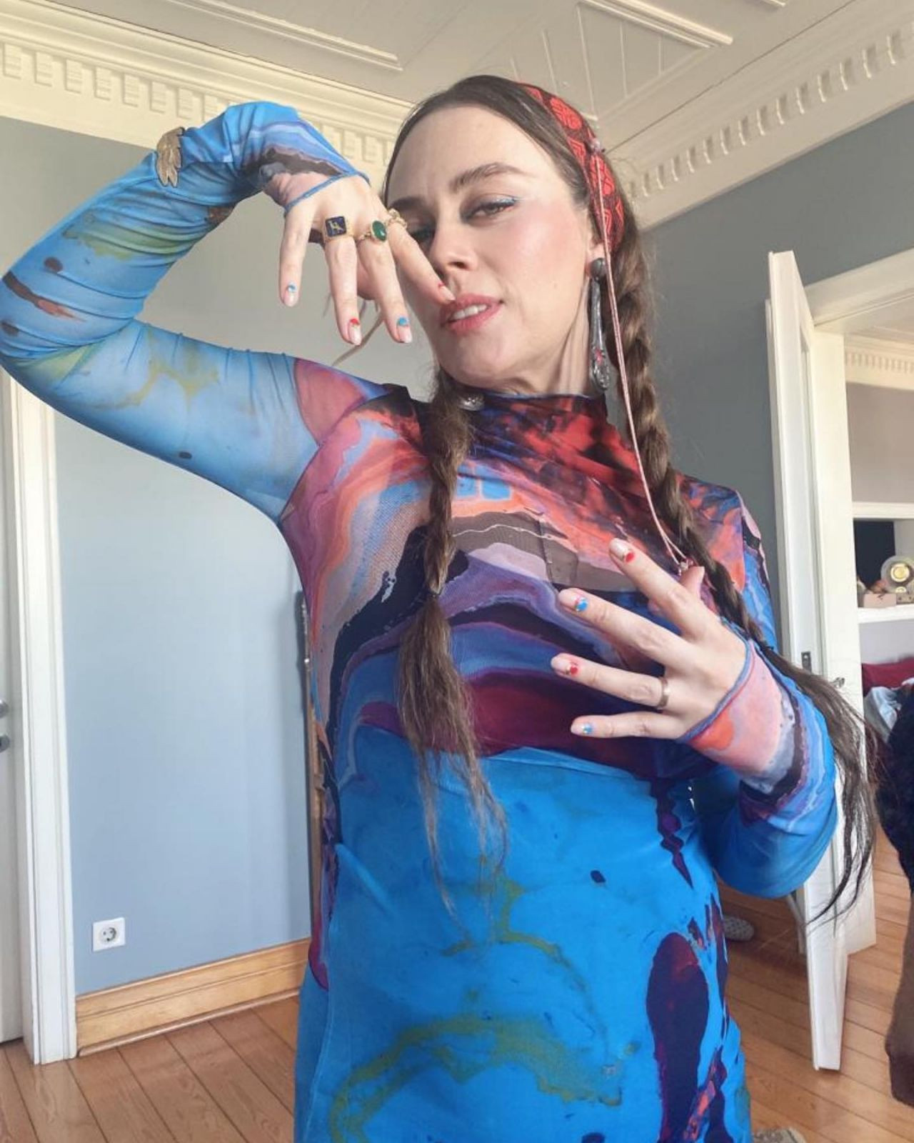 6 aylık hamile olan Demet Evgar kına gecesi düzenledi - Sayfa 9