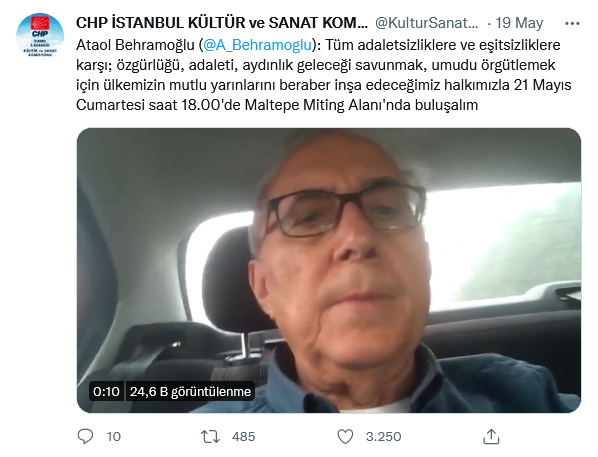 ‘Yalakadan sanatçı olmaz’ diyen Kılıçdaroğlu şimdi de sanatçıların desteklerini paylaştı - Sayfa 24