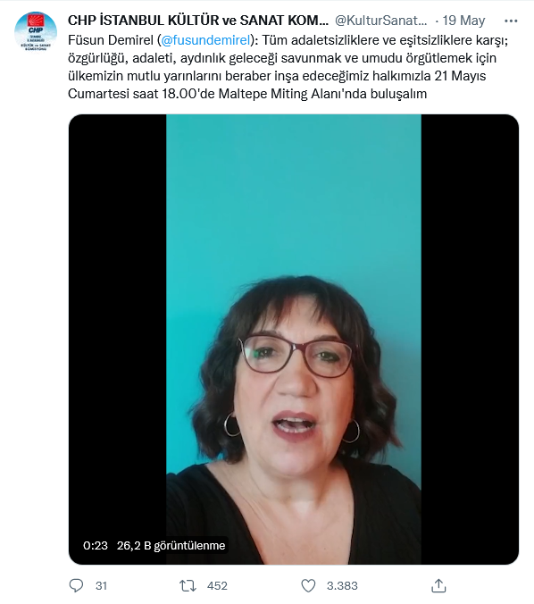 ‘Yalakadan sanatçı olmaz’ diyen Kılıçdaroğlu şimdi de sanatçıların desteklerini paylaştı - Sayfa 27