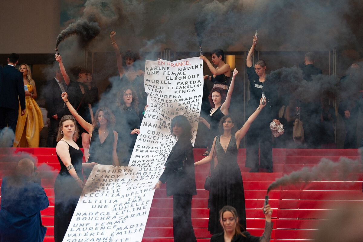 Cannes Film Festivali'nde kadın cinayetleri kırmızı halıda protesto edildi - Sayfa 5