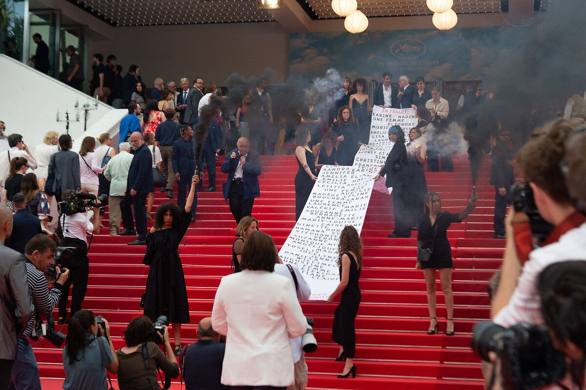 Cannes Film Festivali'nde kadın cinayetleri kırmızı halıda protesto edildi - Sayfa 8
