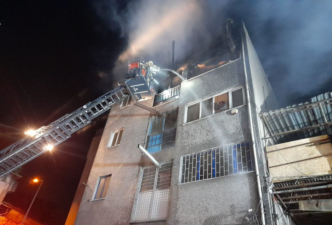 Polisaj imalathanesinde korkutan yangın! - Sayfa 5