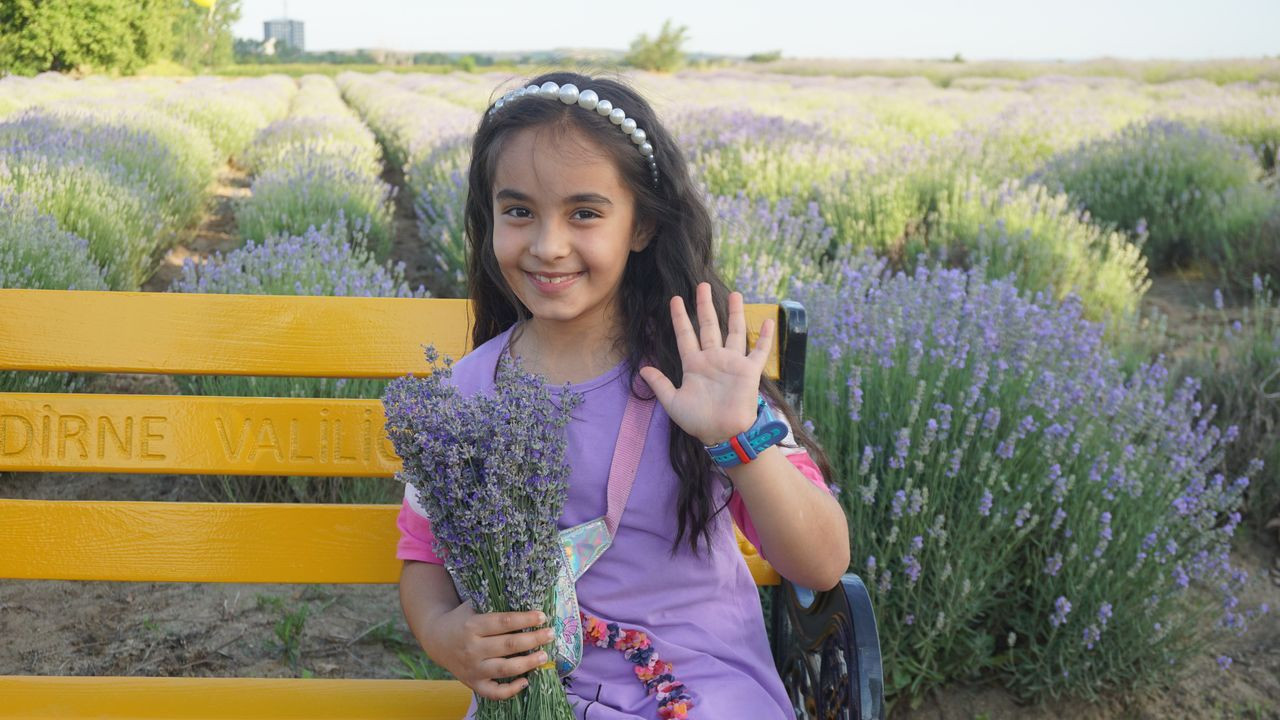 Edirne'de tarlalar mora boyandı! Telefonunu kapan lavantalara koştu - Sayfa 12