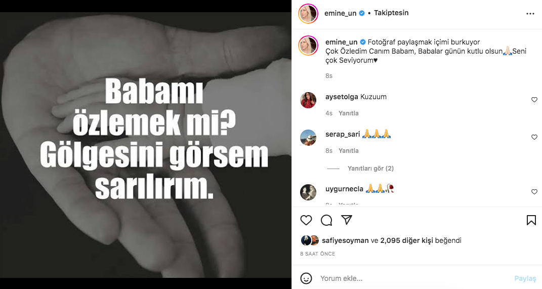 Ünlü isimlerden Babalar Günü paylaşımları (19 Haziran 2022) - Sayfa 50