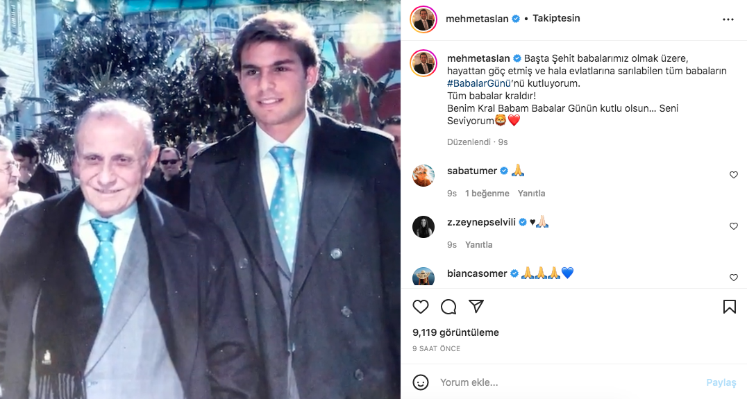 Ünlü isimlerden Babalar Günü paylaşımları (19 Haziran 2022) - Sayfa 45