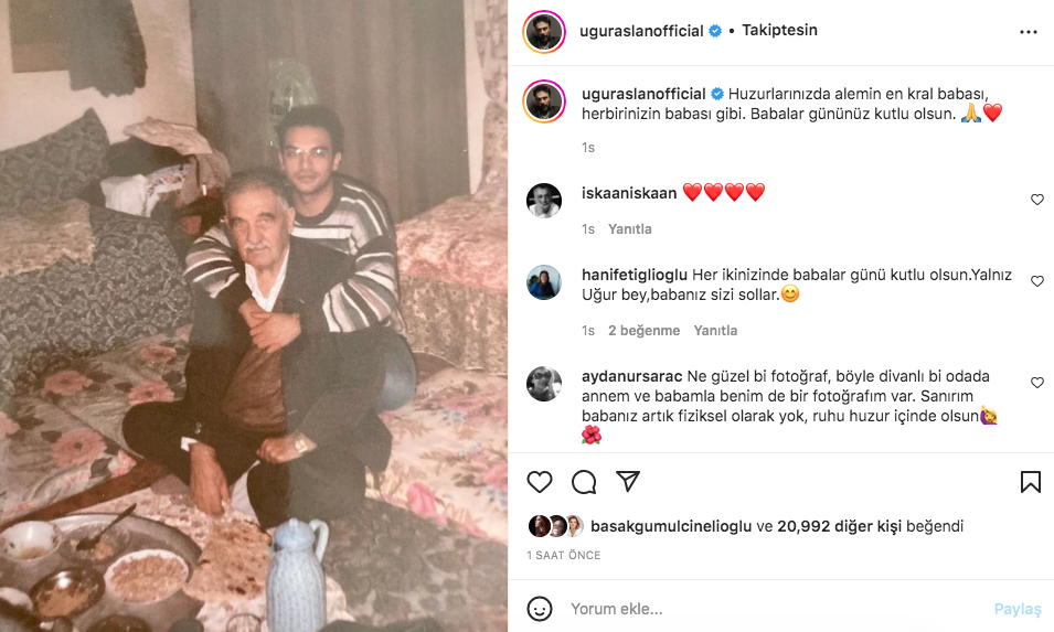 Ünlü isimlerden Babalar Günü paylaşımları (19 Haziran 2022) - Sayfa 48