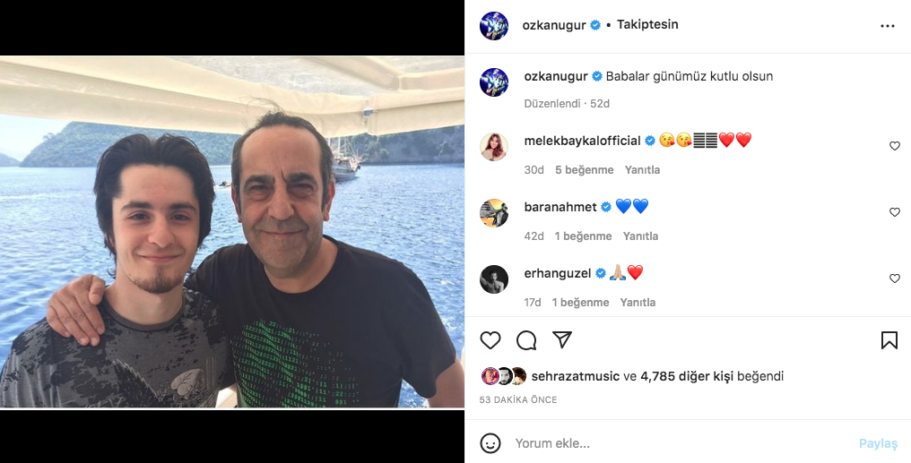 Ünlü isimlerden Babalar Günü paylaşımları (19 Haziran 2022) - Sayfa 11