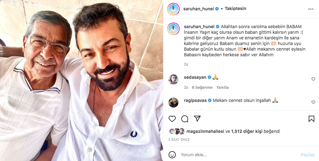 Ünlü isimlerden Babalar Günü paylaşımları (19 Haziran 2022) - Sayfa 12