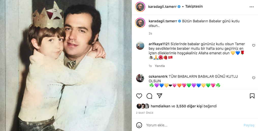 Ünlü isimlerden Babalar Günü paylaşımları (19 Haziran 2022) - Sayfa 9