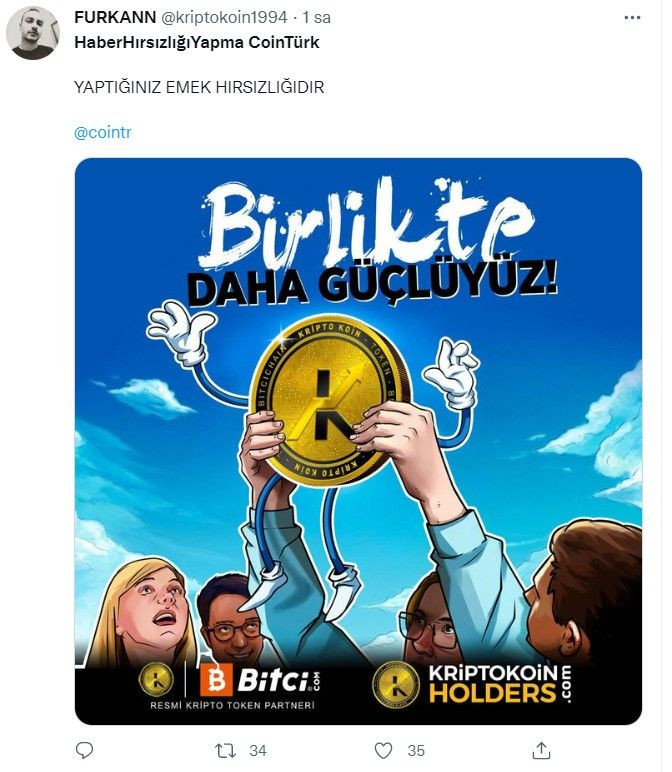 Bitcoin Düştü, Kripto Para Siteleri Birbirine Girdi! Kriptokoin ve CoinTürk Sosyal Medyada Savaştı - Sayfa 7