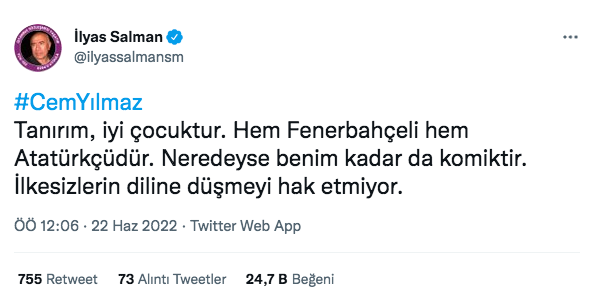 Devlet Bahçeli'nin hedef aldığı Cem Yılmaz'a ünlü isimlerden destek - Sayfa 11