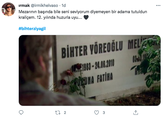 Bihter Ziyagil 12. ölüm yıl dönümünde sevenleri tarafından unutulmadı - Sayfa 33