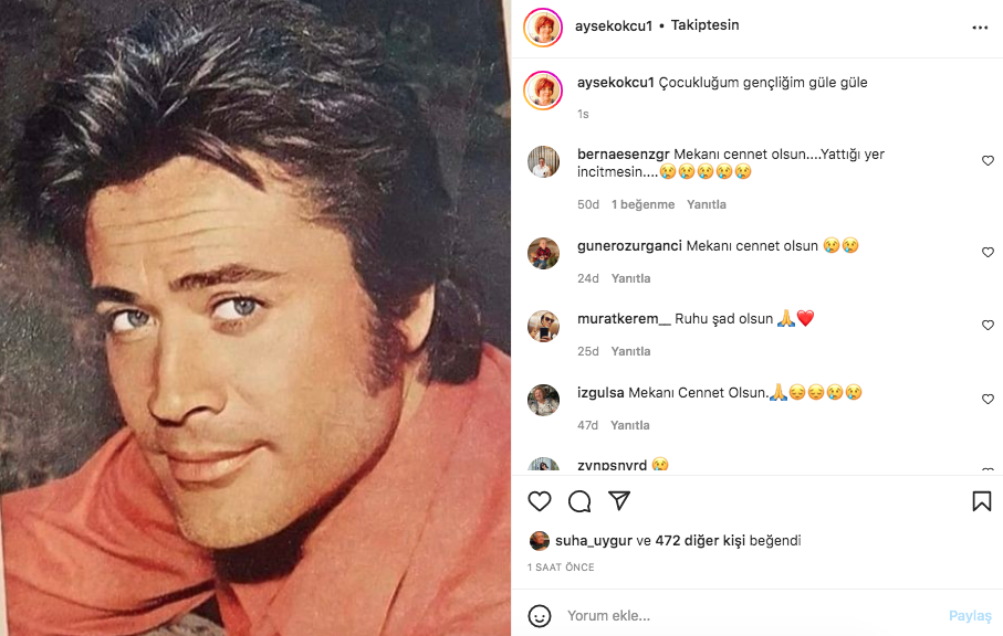 Yeşilçam'ın usta ismi hayata veda etti! Sanat camiasının ünlü isimlerinden Cüneyt Arkın paylaşımları - Sayfa 63