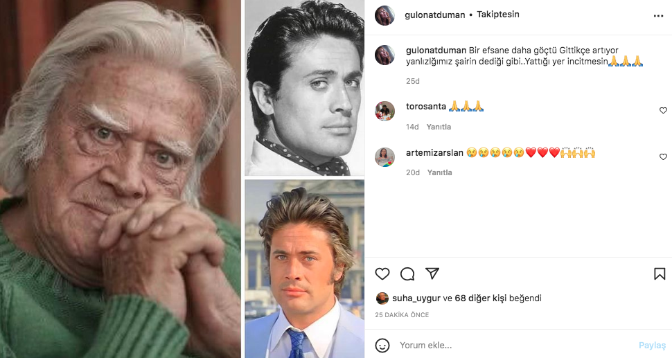 Yeşilçam'ın usta ismi hayata veda etti! Sanat camiasının ünlü isimlerinden Cüneyt Arkın paylaşımları - Sayfa 39