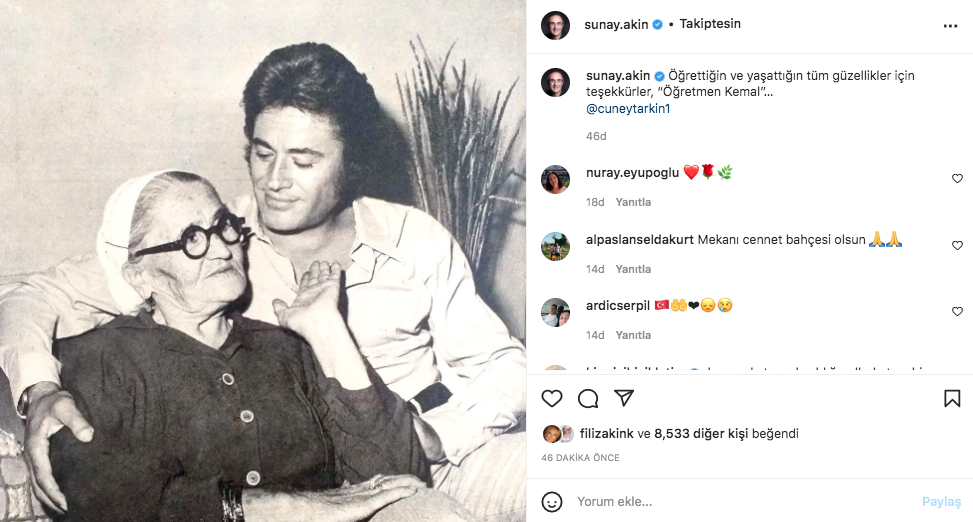 Yeşilçam'ın usta ismi hayata veda etti! Sanat camiasının ünlü isimlerinden Cüneyt Arkın paylaşımları - Sayfa 49