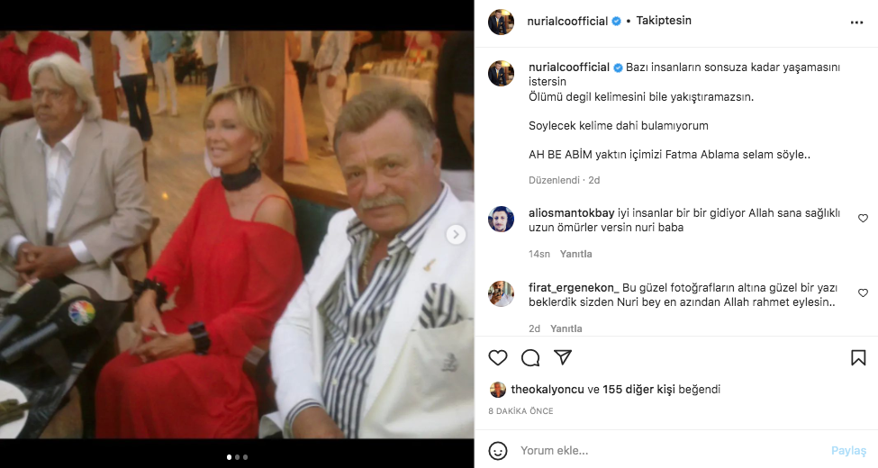 Yeşilçam'ın usta ismi hayata veda etti! Sanat camiasının ünlü isimlerinden Cüneyt Arkın paylaşımları - Sayfa 42