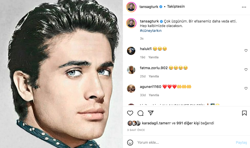 Yeşilçam'ın usta ismi hayata veda etti! Sanat camiasının ünlü isimlerinden Cüneyt Arkın paylaşımları - Sayfa 10