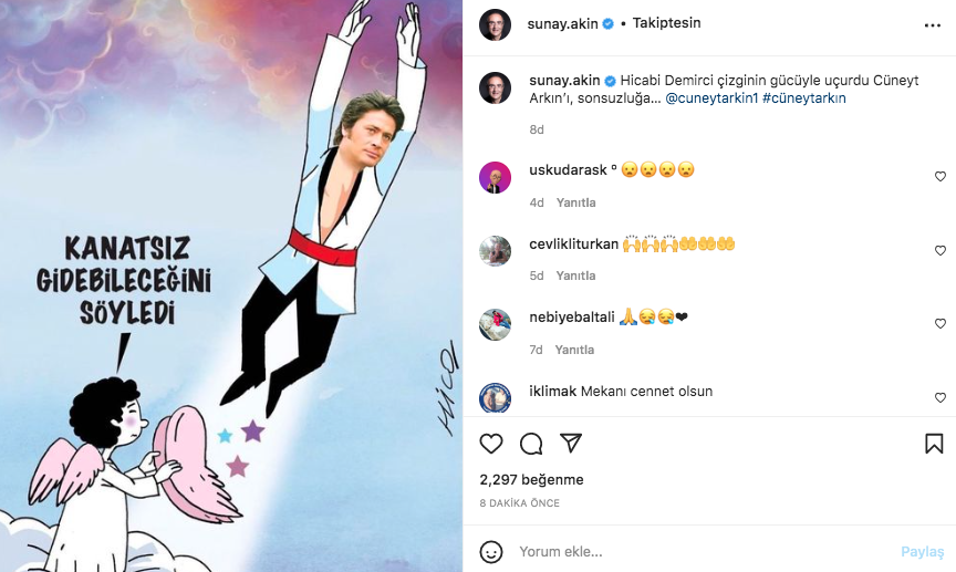 Yeşilçam'ın usta ismi hayata veda etti! Sanat camiasının ünlü isimlerinden Cüneyt Arkın paylaşımları - Sayfa 21