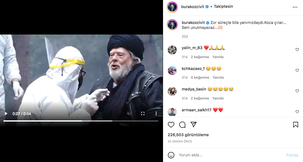 Yeşilçam'ın usta ismi hayata veda etti! Sanat camiasının ünlü isimlerinden Cüneyt Arkın paylaşımları - Sayfa 22