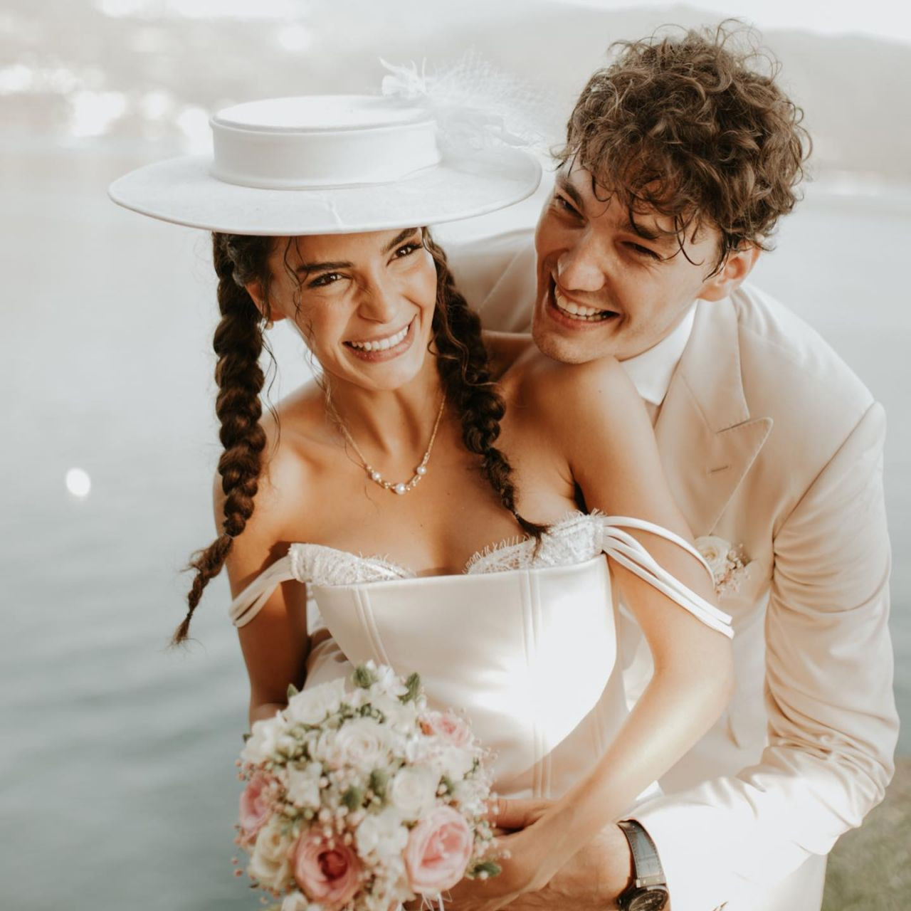 Cedi Osman ile Makedonya'da evlenen Ebru Şahin nikah töreninden fotoğraflarını yayınladı - Sayfa 11