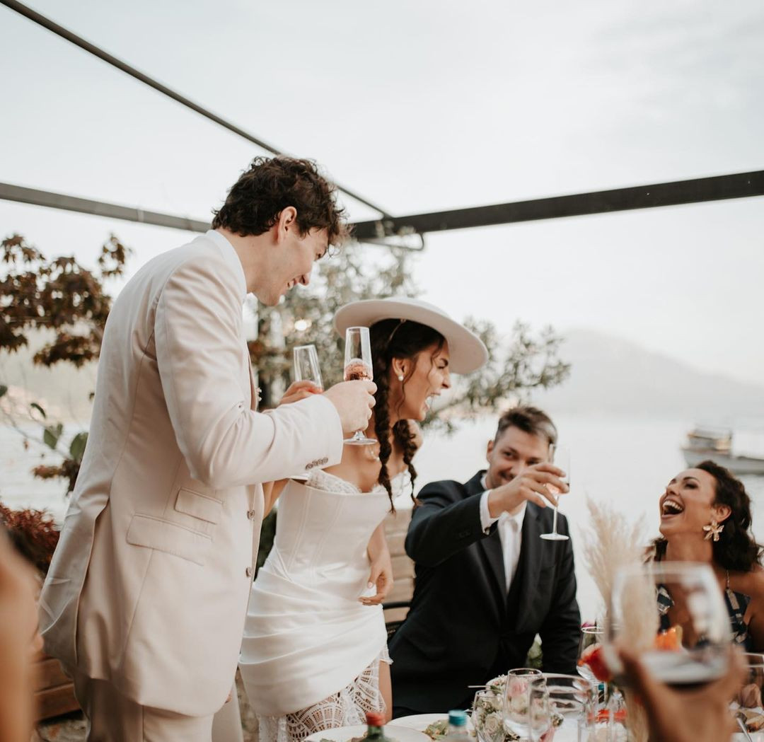 Cedi Osman ile Makedonya'da evlenen Ebru Şahin nikah töreninden fotoğraflarını yayınladı - Sayfa 15