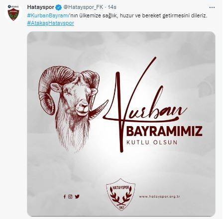 Gençlik ve Spor Bakanlığı, federasyonlar ve kulüpler Kurban Bayramı dolayısıyla kutlama mesajı yayımladı - Sayfa 10