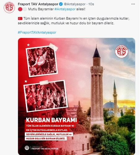 Gençlik ve Spor Bakanlığı, federasyonlar ve kulüpler Kurban Bayramı dolayısıyla kutlama mesajı yayımladı - Sayfa 15