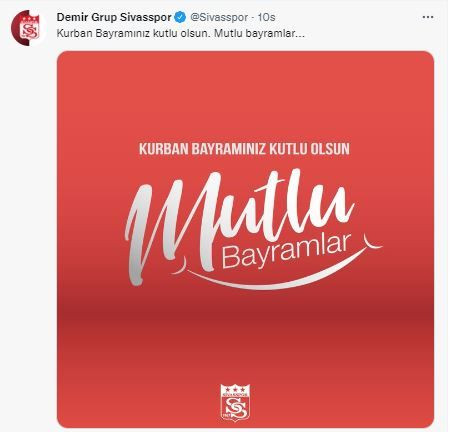 Gençlik ve Spor Bakanlığı, federasyonlar ve kulüpler Kurban Bayramı dolayısıyla kutlama mesajı yayımladı - Sayfa 17