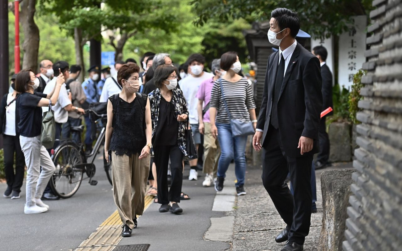Suikasta uğrayan eski Japonya Başbakanı Abe Şinzo için cenaze töreni yapıldı - Sayfa 5