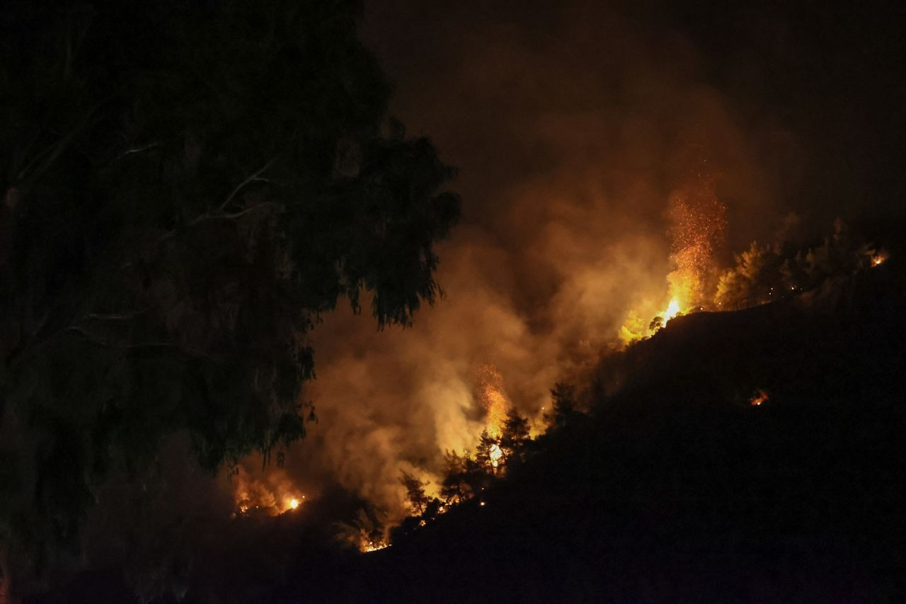 Söke'deki orman yangını kontrol altına alınmaya çalışılıyor! Gece görüşlü helikopterler de görevde - Sayfa 9