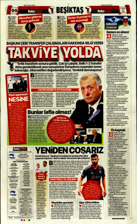 Spor basınında günün manşetleri (29 Temmuz 2022) - Sayfa 14