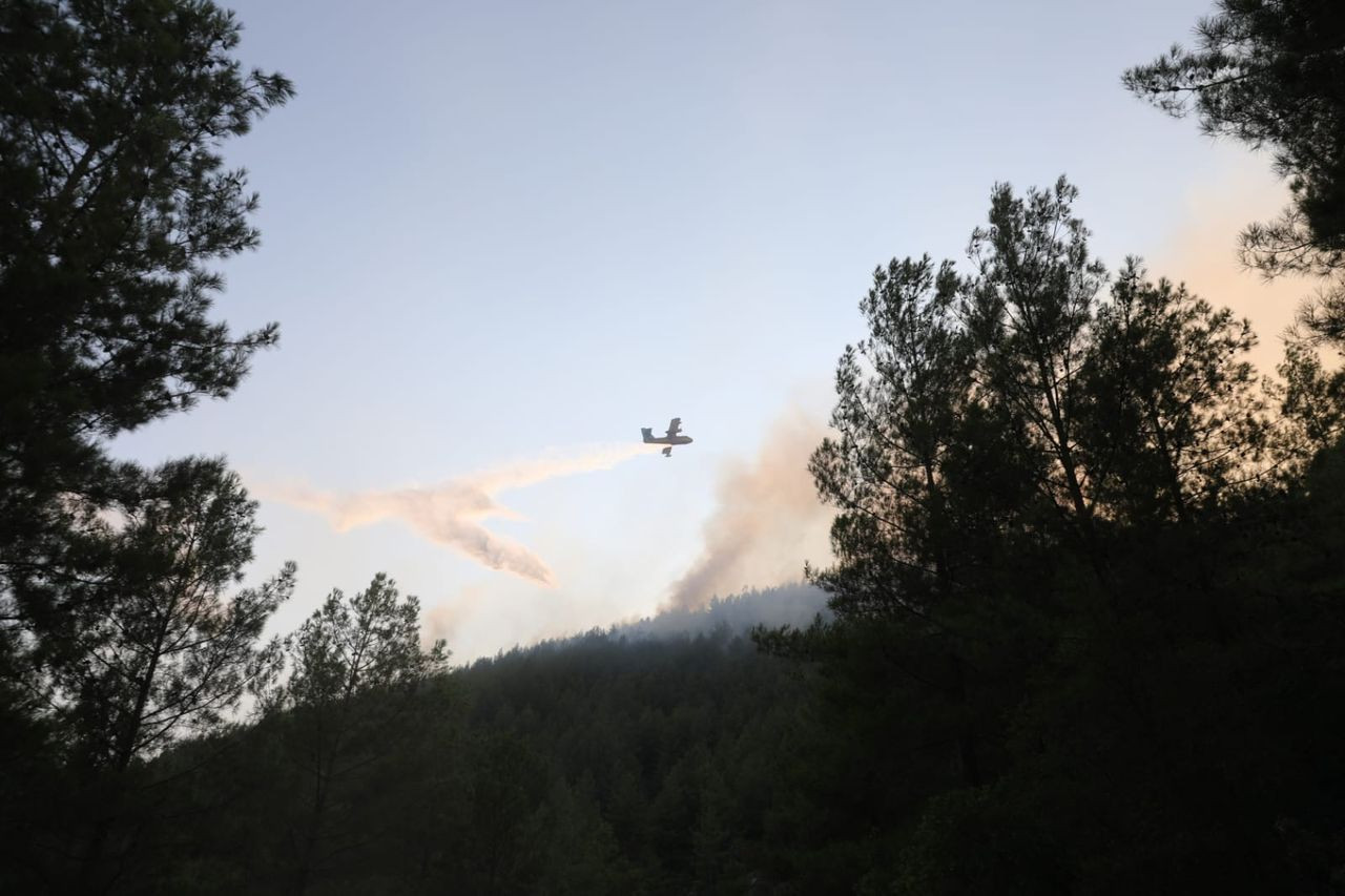 Burdur'daki orman yangınında gece mesaisi! Alevler söndürüldü, soğutma çalışması devam ediyor - Sayfa 5