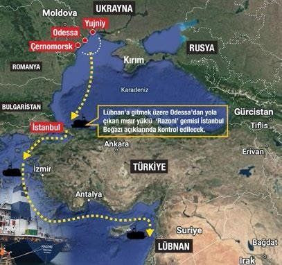 Tahıl koridorunun ilk gemisi bugün İstanbul'da olacak! Erdoğan'a tebrik yağıyor... - Sayfa 5