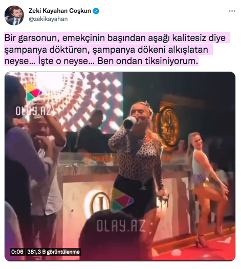 Ünlü isimler sessiz kalmadı! Şampanyayı garsonun kafasına döken Demet Akalın'a tepki yağdı - Sayfa 6