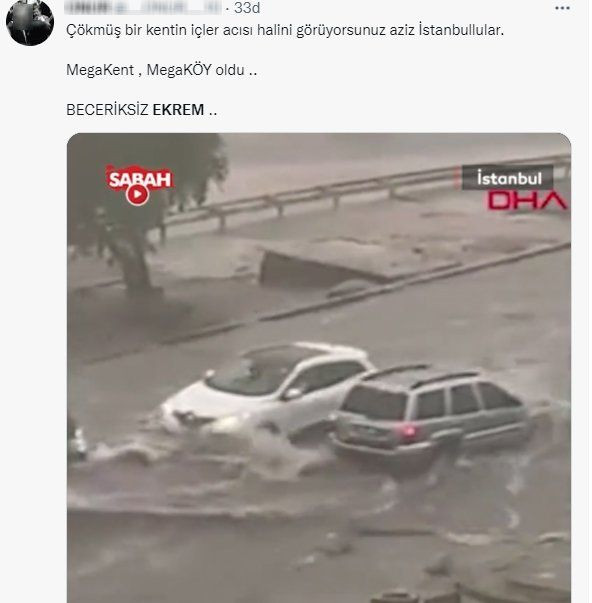 Sel felaketinde yine Ekrem İmamoğlu gündemde!  'Sorunu çözdük' dediği yerleri sel aldı - Sayfa 9