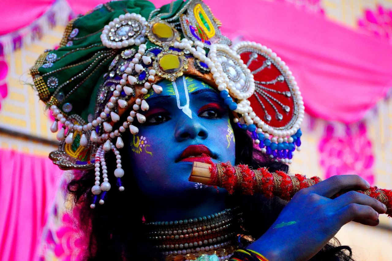 Hindistan'daki Janamastmi Festivali göz kamaştırdı - Sayfa 6