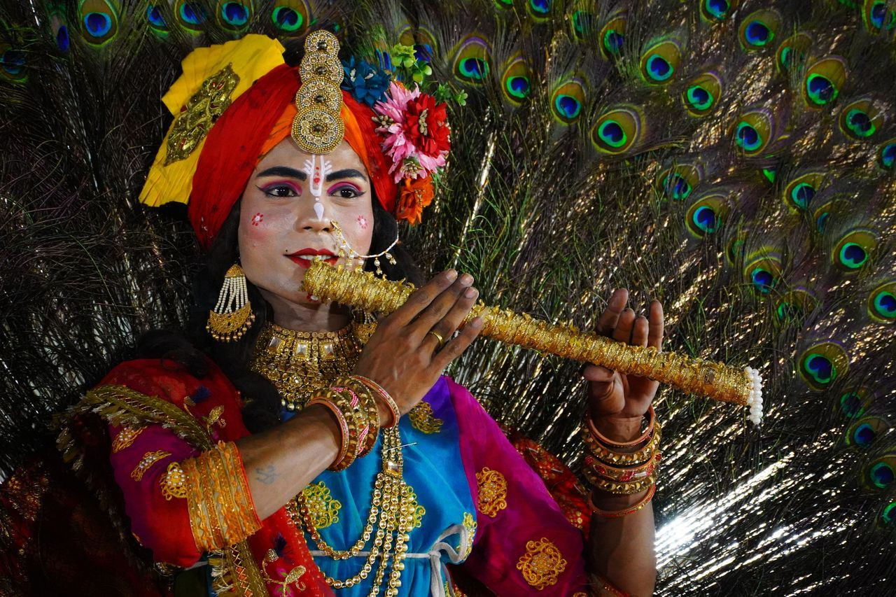 Hindistan'daki Janamastmi Festivali göz kamaştırdı - Sayfa 9