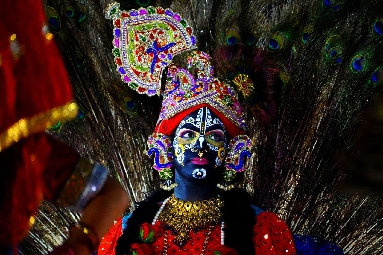 Hindistan'daki Janamastmi Festivali göz kamaştırdı - Sayfa 12