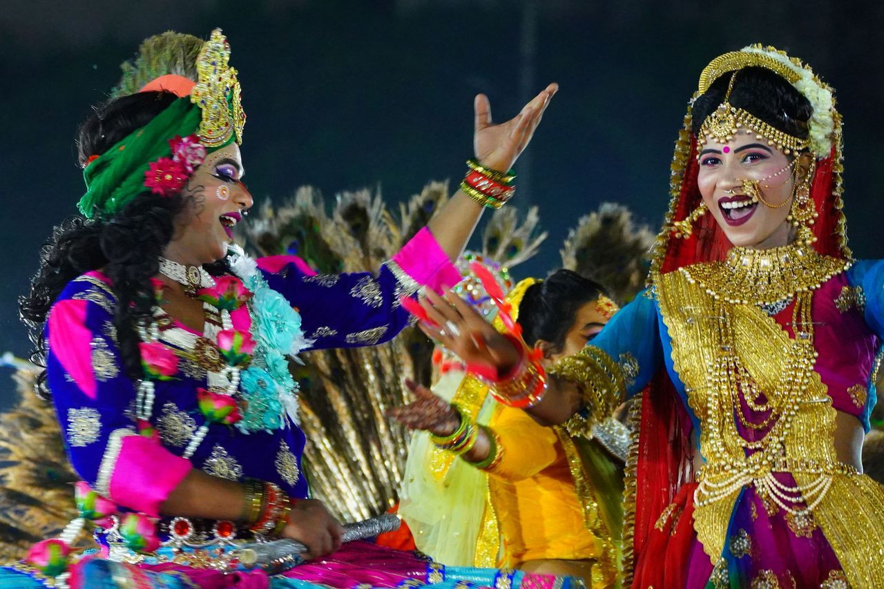 Hindistan'daki Janamastmi Festivali göz kamaştırdı - Sayfa 13