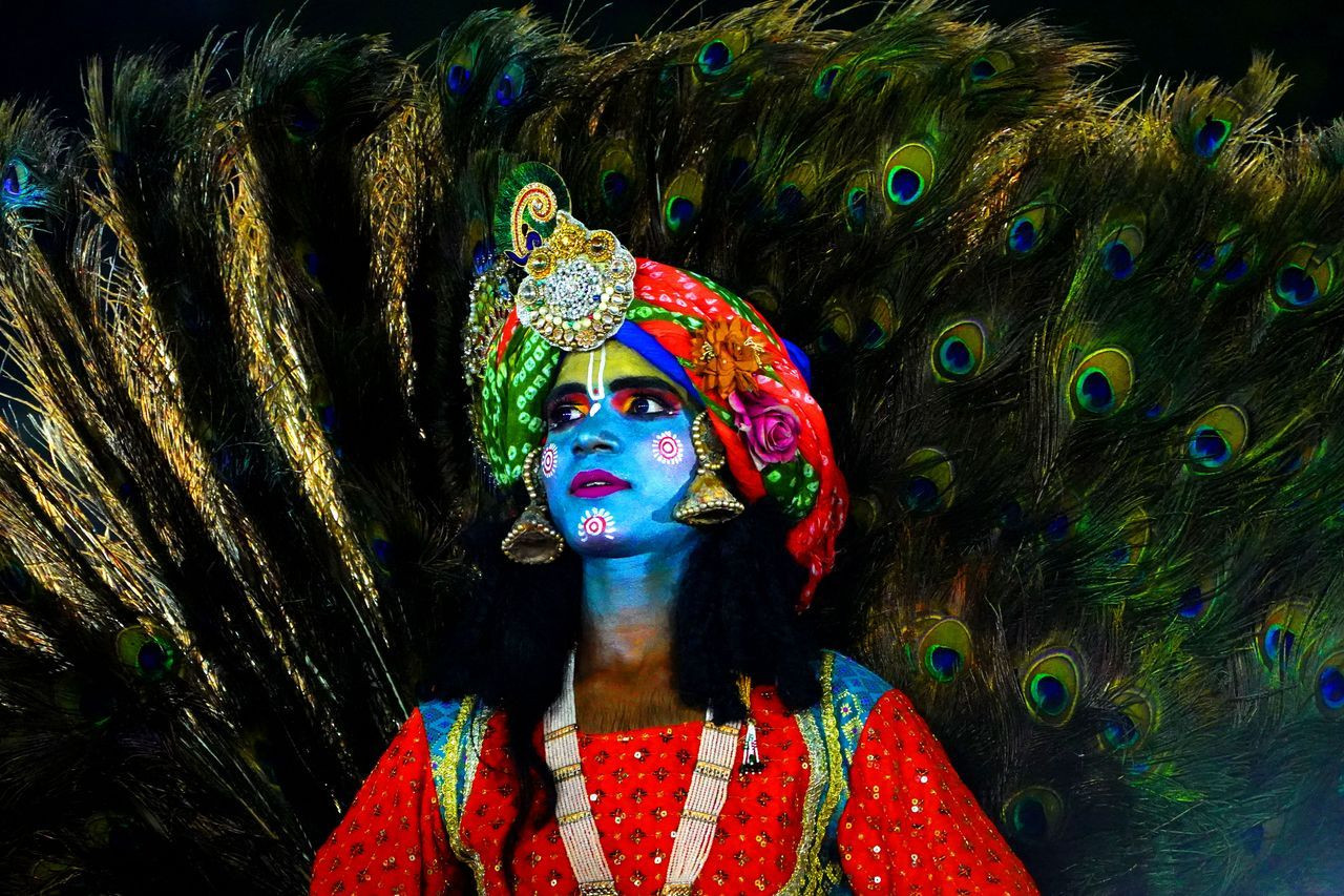 Hindistan'daki Janamastmi Festivali göz kamaştırdı - Sayfa 16