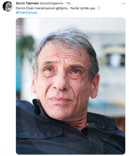 Civan Canova vefatıyla sanat camiasını yasa boğdu! Acı haberin ardından ünlüler üzüntülerini dile getirdiler - Sayfa 25