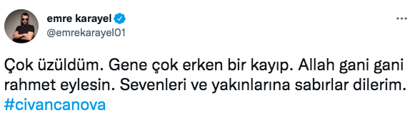Civan Canova vefatıyla sanat camiasını yasa boğdu! Acı haberin ardından ünlüler üzüntülerini dile getirdiler - Sayfa 24