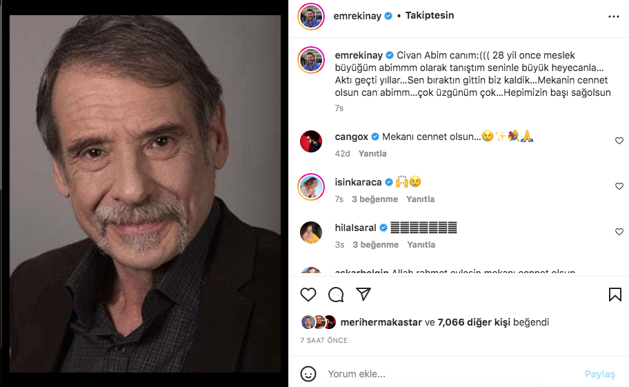 Civan Canova vefatıyla sanat camiasını yasa boğdu! Acı haberin ardından ünlüler üzüntülerini dile getirdiler - Sayfa 11